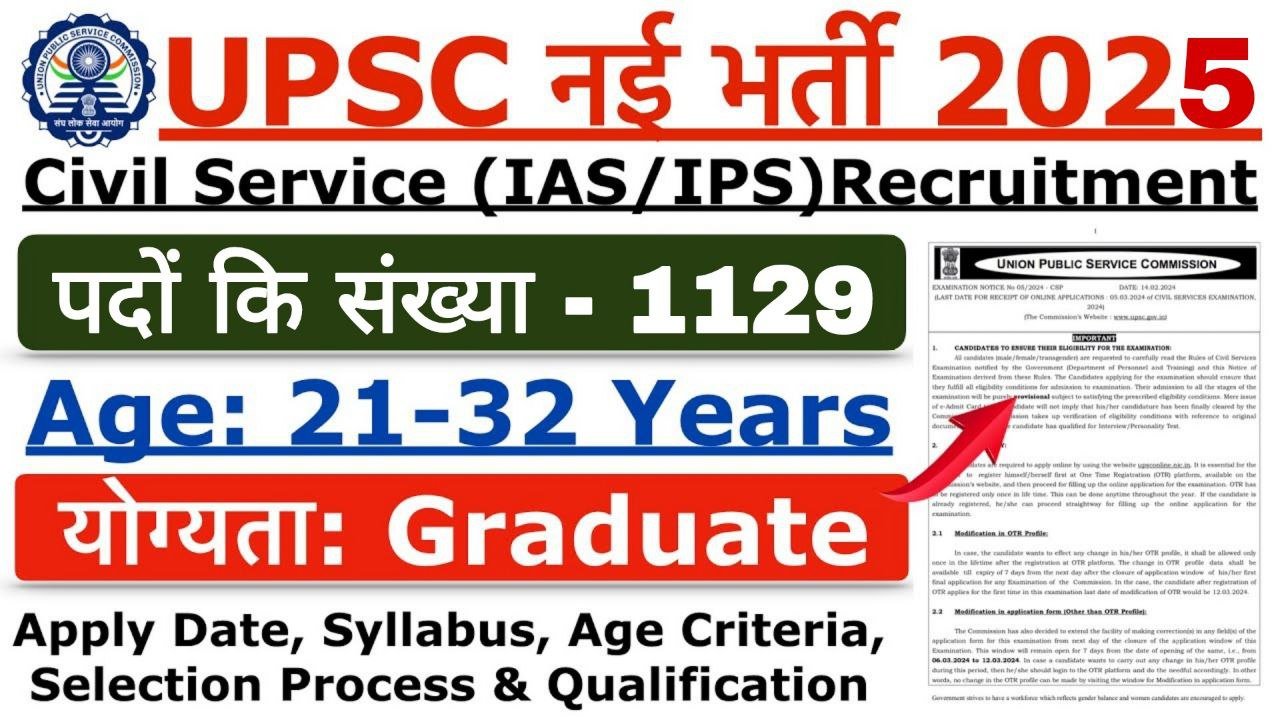 UPSC Vacancy